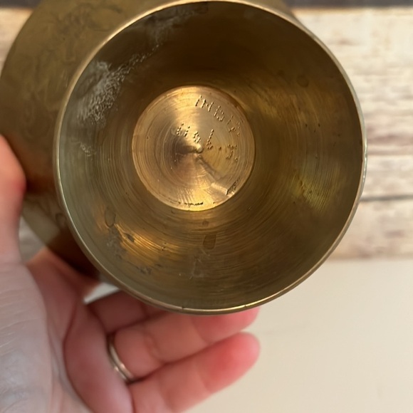 VINTAGE BRASS CUP - Picture 3 of 6